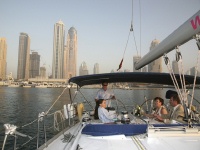 Segelyacht | ab/bis Dubai Yachthafen, Nähe Jumeirah Beach