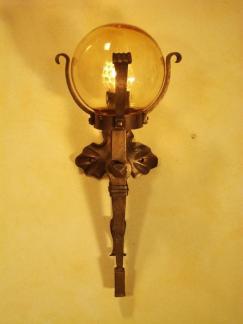 Wand-Fackelleuchte aus Bronce