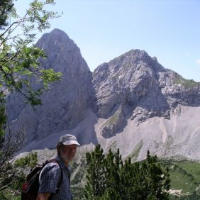 Blick zum Gimpel und Rot Flüh