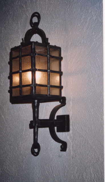 Au&szlig;enlampe f&uuml;r au&szlig;en "Gitter"