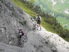 Richtung Schroffenpass