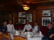 Beim Abendessen