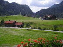 Blick vom Balkon