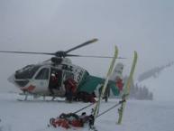 Hubschraubereinsatz im Winter
